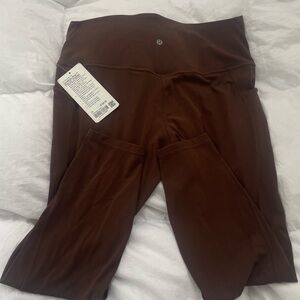 NWT lululemon athletica 25” Align Leggings in Chocolate Brown